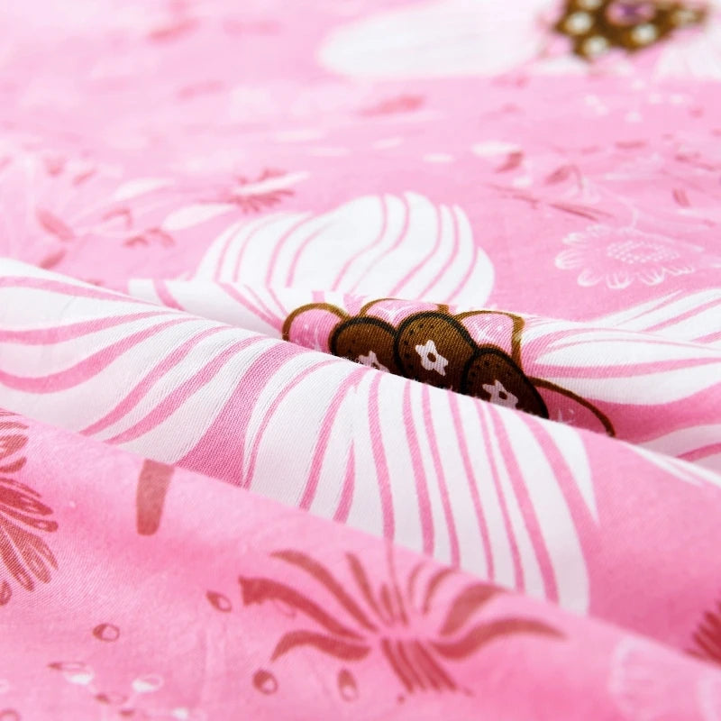 Elegant Soft Quilted Thick Bedding Set 100% Cotton