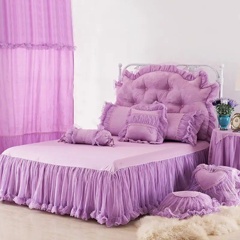 Luxurious Princess Style Lace Bedding Set