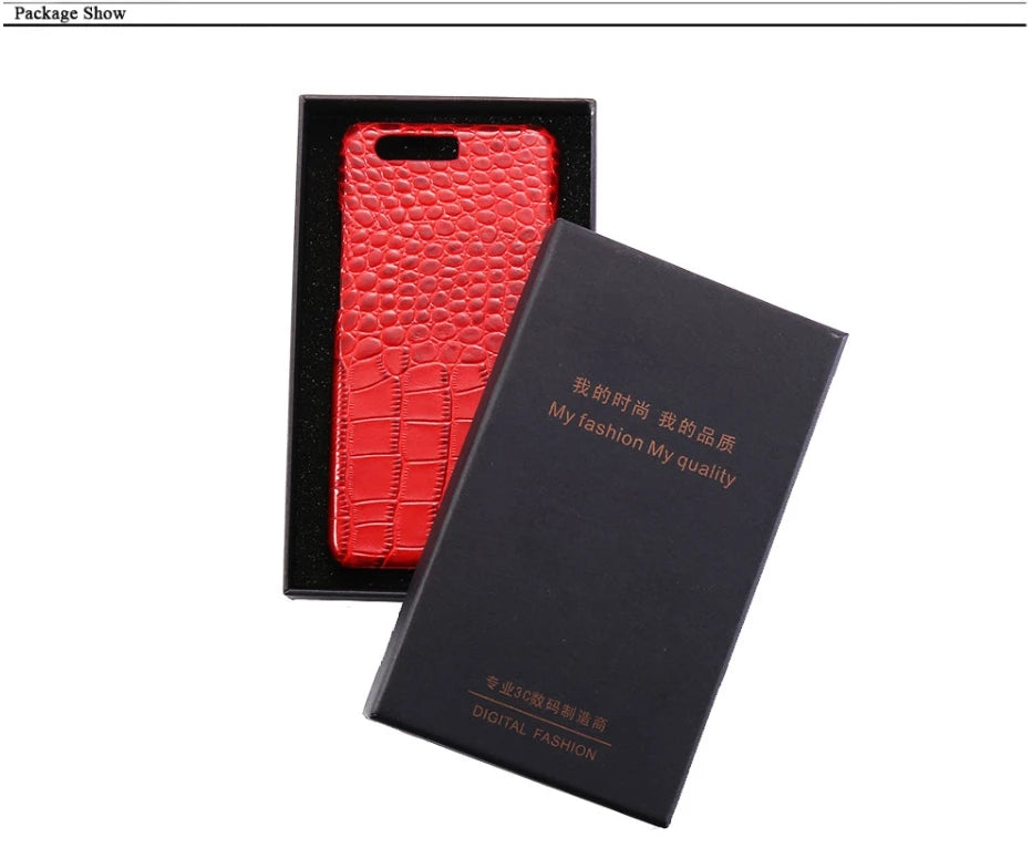 100% Genuine Crocodile Leather Phone Case For iPhone
