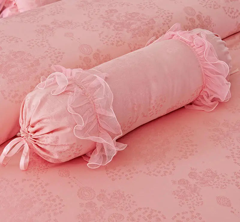 Luxurious Princess Style Lace Bedding Set