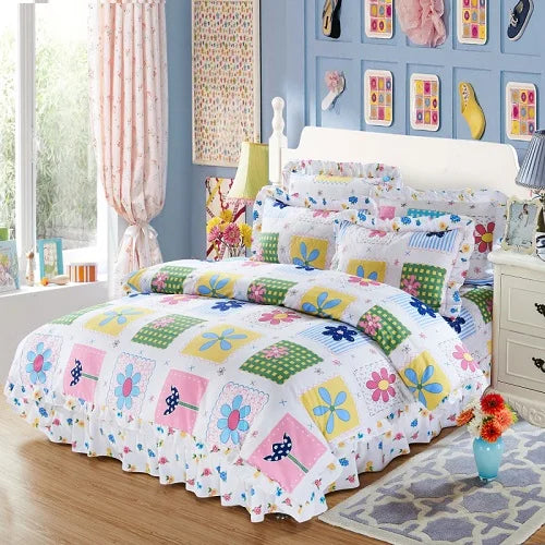 Elegant Soft Quilted Thick Bedding Set 100% Cotton