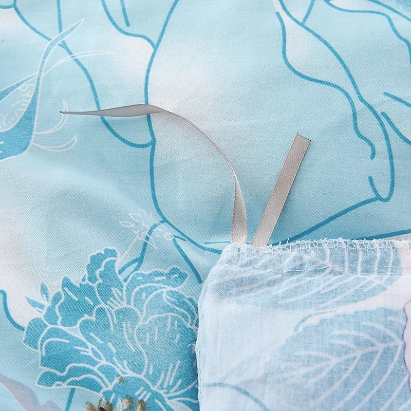 Elegant Soft Quilted Thick Bedding Set 100% Cotton