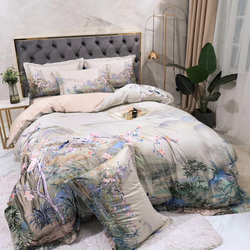 Elegant Shabby 100% Egyptian Cotton  Bedding Sets