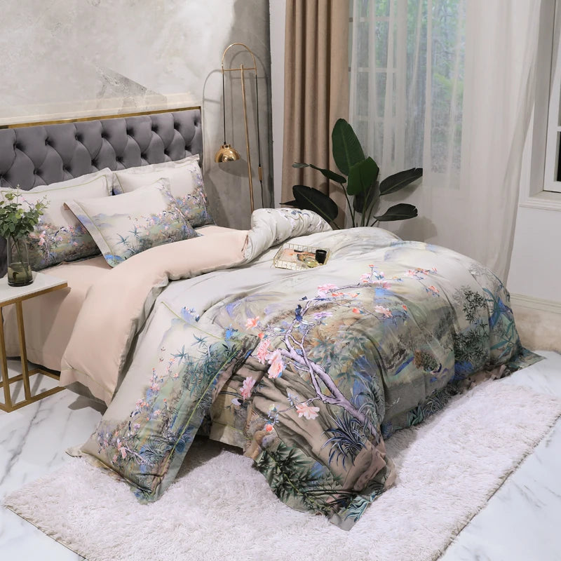 Elegant Shabby 100% Egyptian Cotton  Bedding Sets