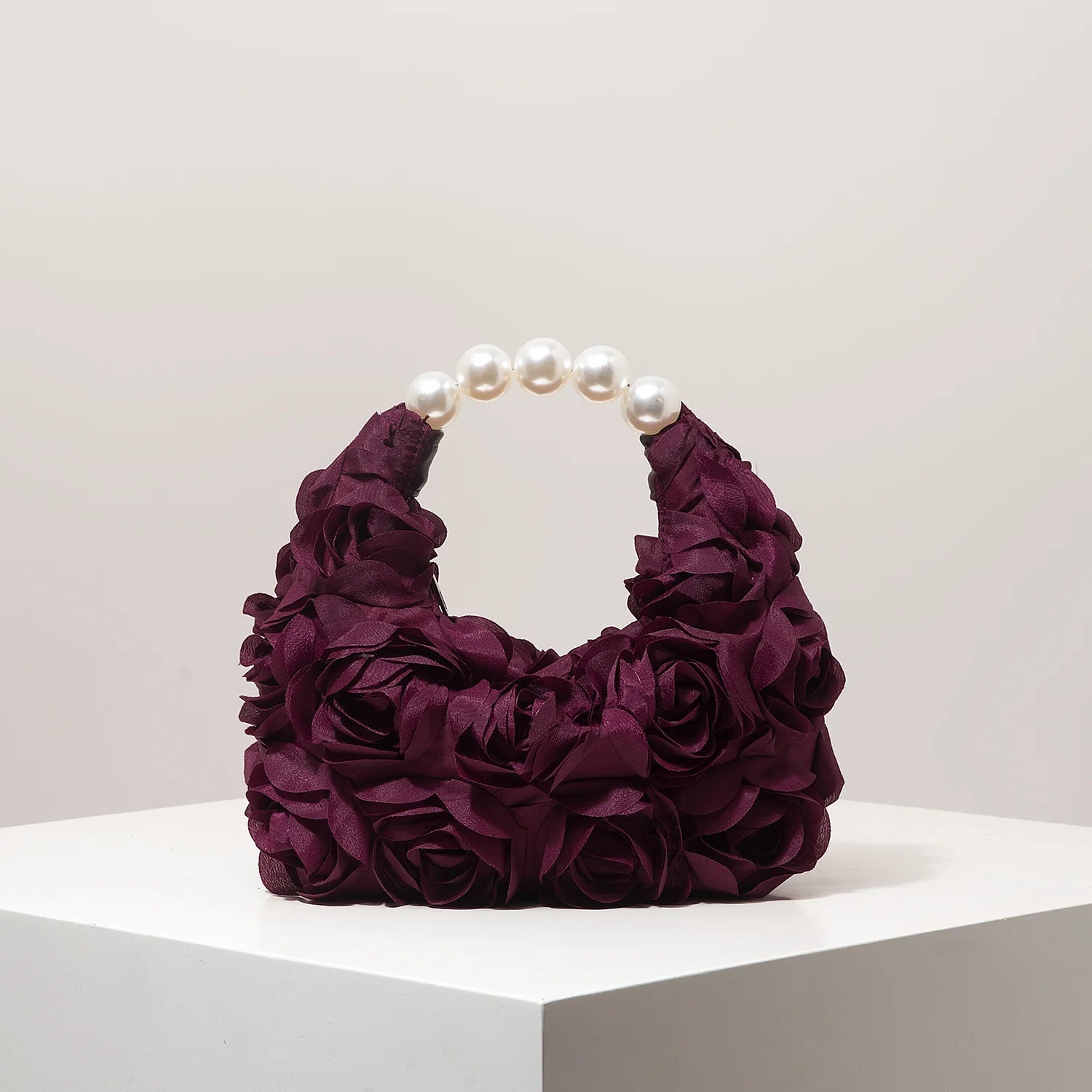 Floral Roses Clutch Evening Bag – Elegant Women’s Party Handbag