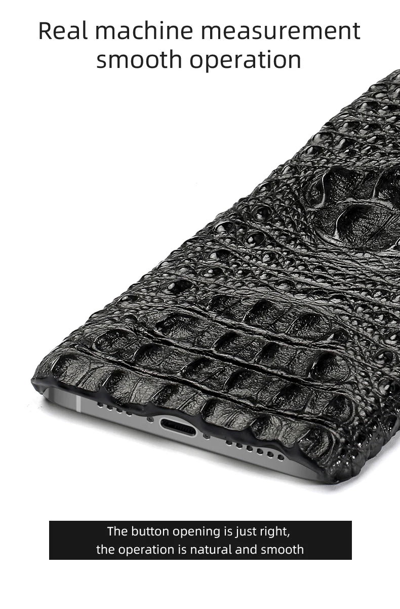 Elegant 3D Head Style Phone Case for iPhone – Premium Leather Cover