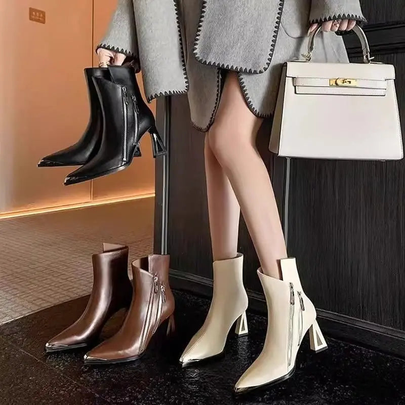 Women’s Handmade Genuine Leather Ankle Boots