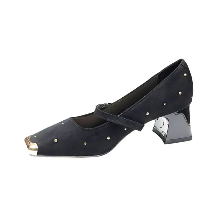 Women’s Genuine Leather Square Toe Loafers