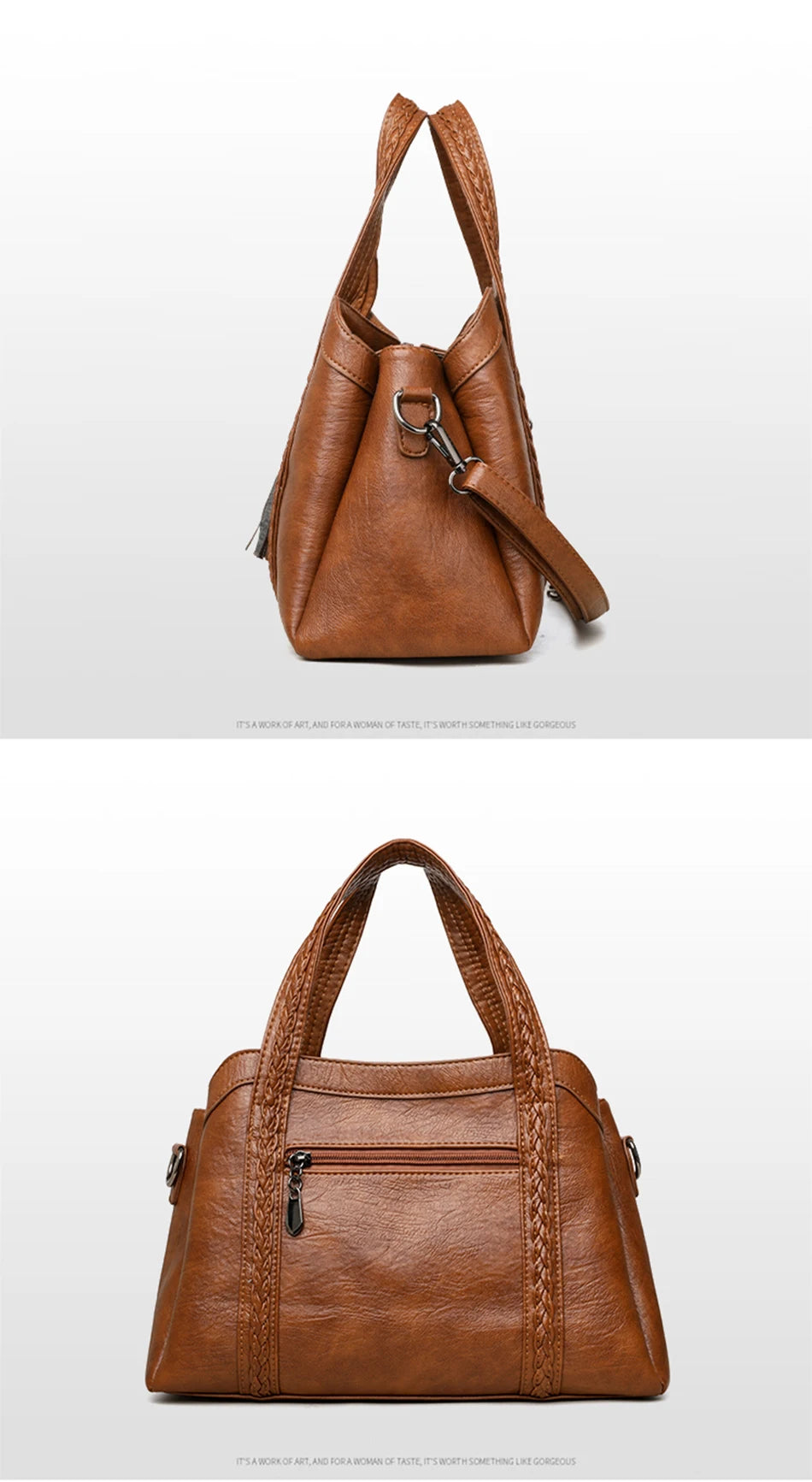 Elegant Leather Shoulder Bag