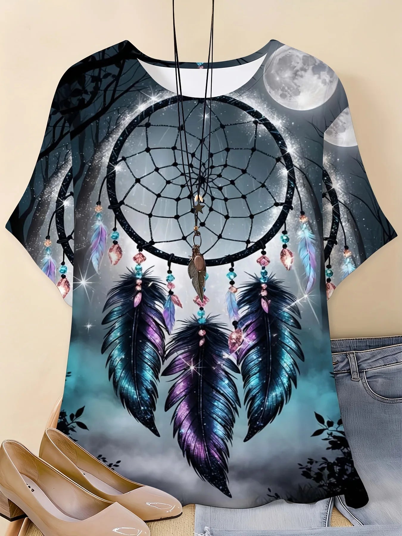 Summer Flower Butterfly T-Shirt
