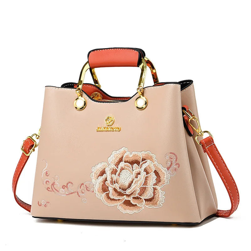 Women’s Embroidered Floral Crossbody Bag