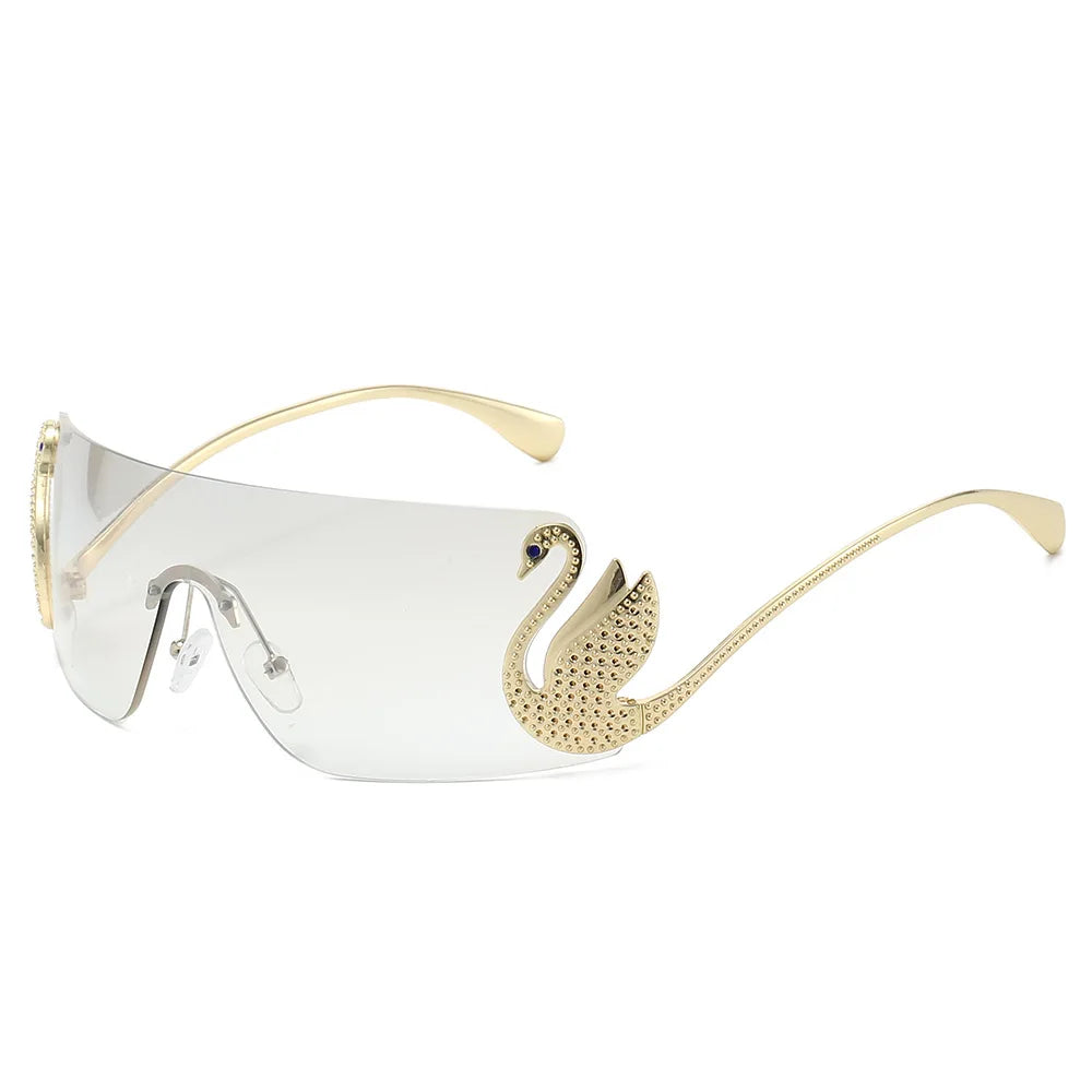 Vintage Luxury Rimless Sunglasses