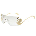 Vintage Luxury Rimless Sunglasses