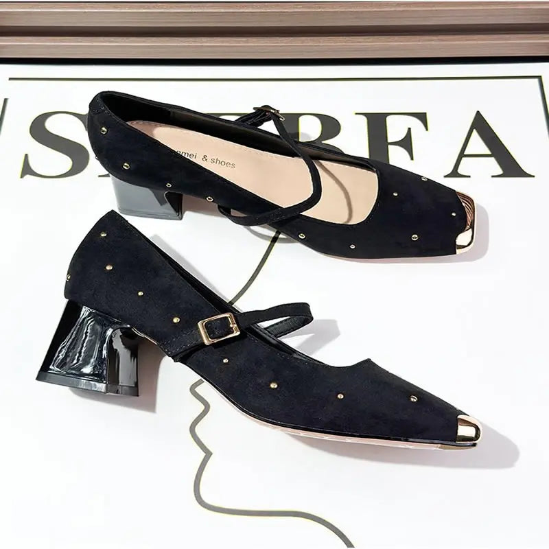 Women’s Genuine Leather Square Toe Loafers