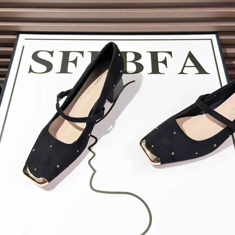 Women’s Genuine Leather Square Toe Loafers