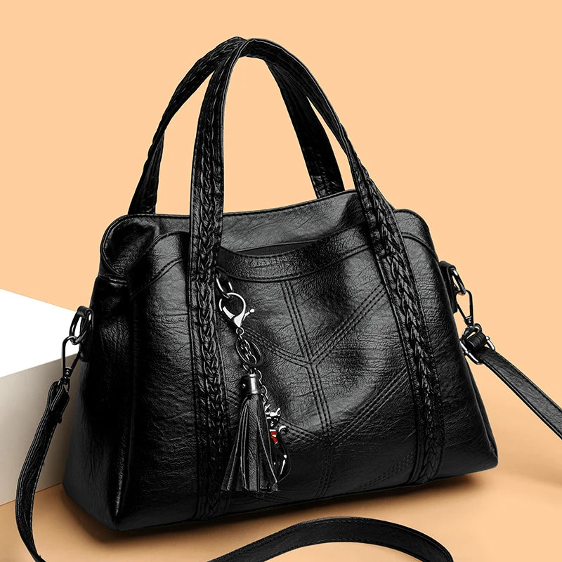 Elegant Leather Shoulder Bag