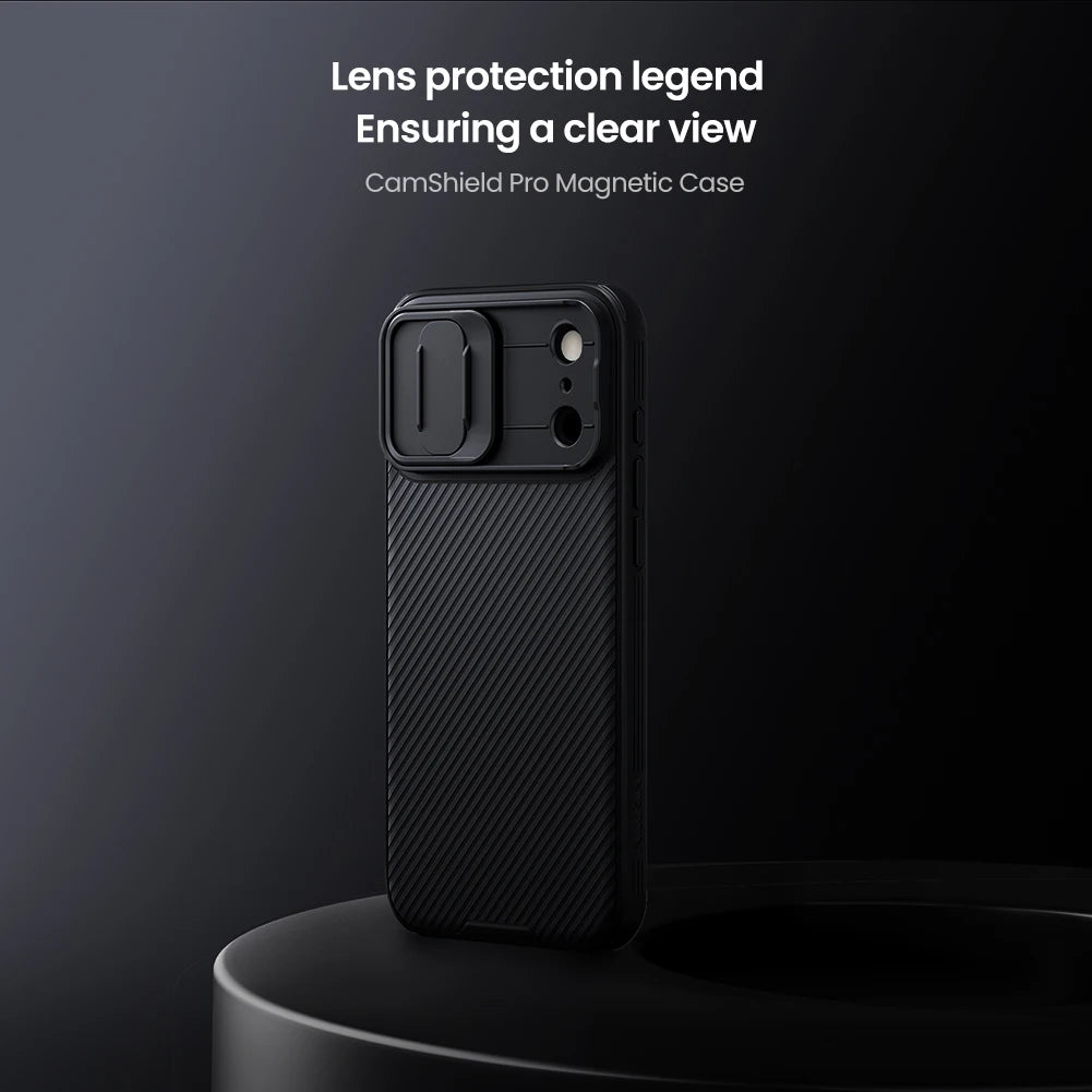 Magnetic CamShield Case for iPhone 17 Pro & Pro Max with Lens Cover