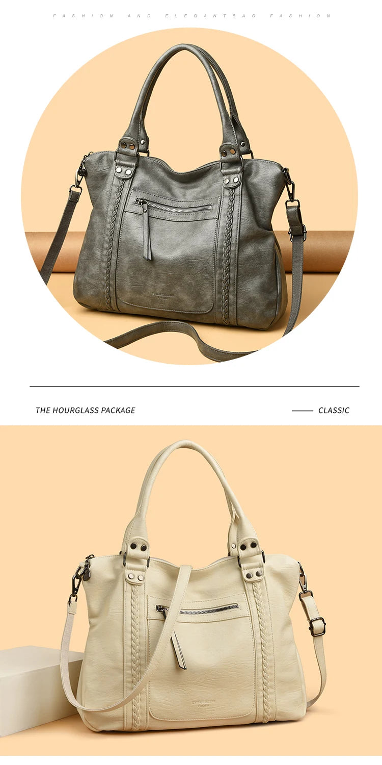 Casual Oversized Tote Style  Shoulder Bag