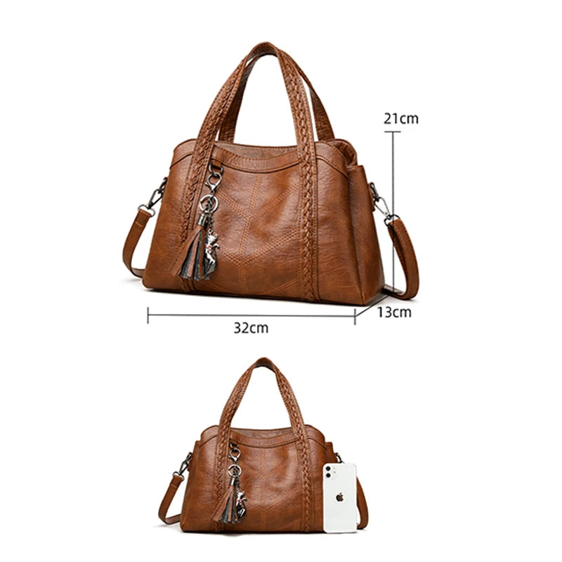 Elegant Leather Shoulder Bag