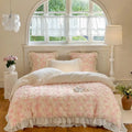 Luxurious  Velvet 3D Roses Bedding Set