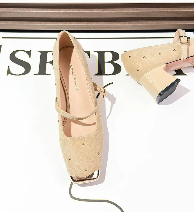 Women’s Genuine Leather Square Toe Loafers