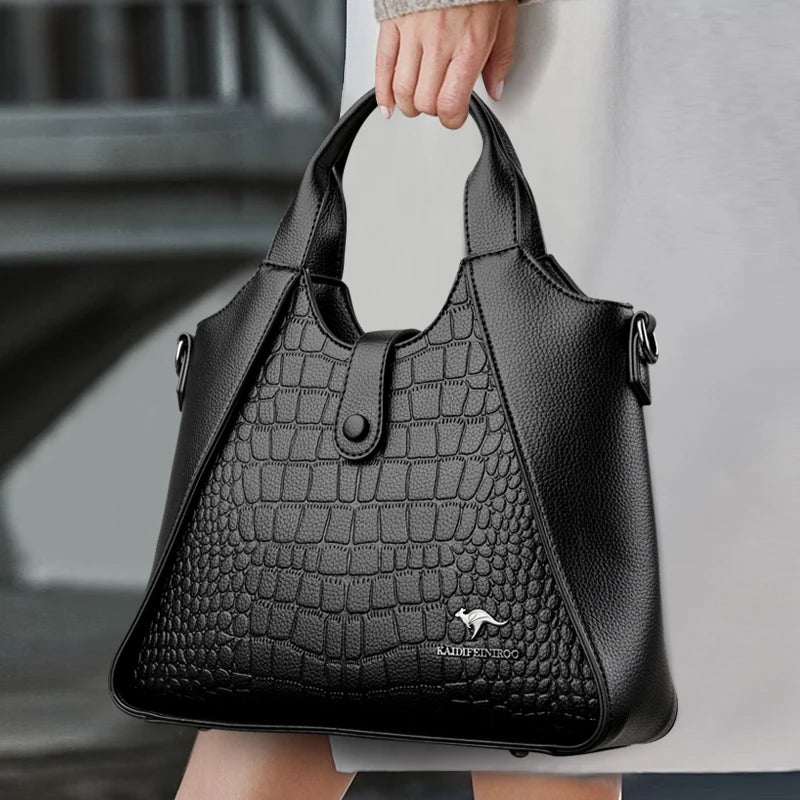 High Quality Soft PU Leather Handbag