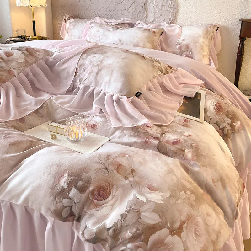 100% Cotton Brushed Hypoallergenic Elegant Bedding Set