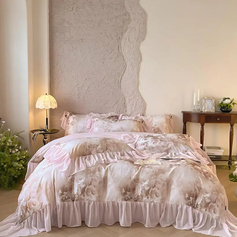 100% Cotton Brushed Hypoallergenic Elegant Bedding Set
