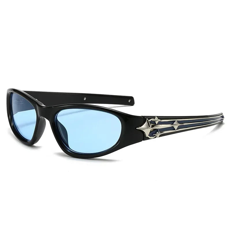 Cat Eye Sunglasses Rivet Star Sunglasses