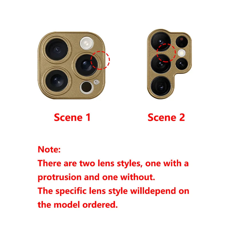 Glimmering Gold Electroplated Glass Phone Case for iPhone