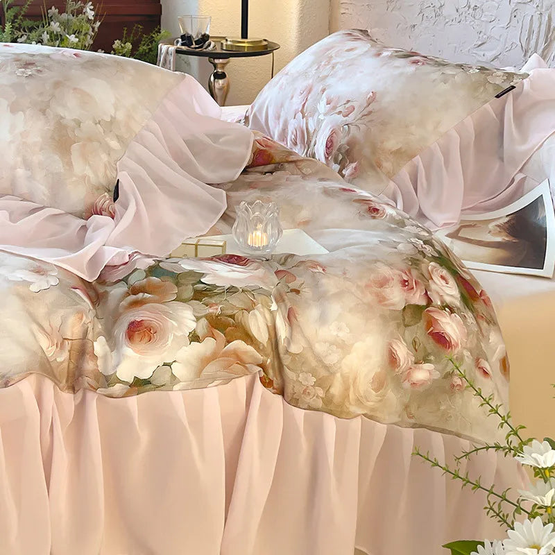 100% Cotton Brushed Hypoallergenic Elegant Bedding Set