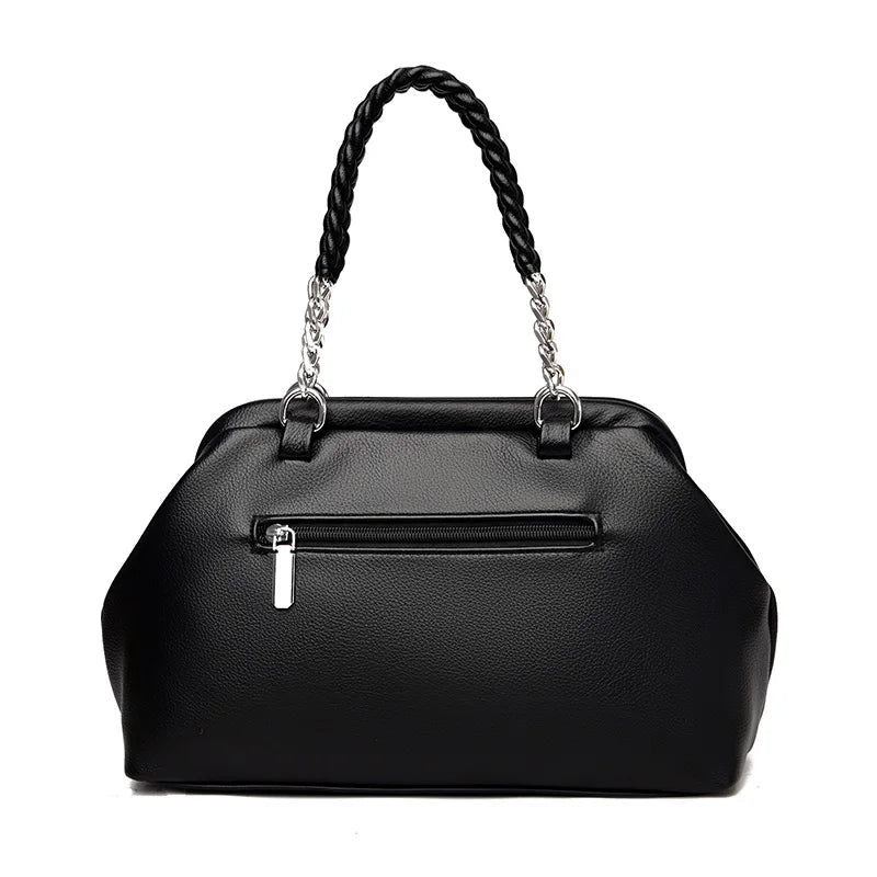Premium Large Leather Women’s Vintage Tote Bag