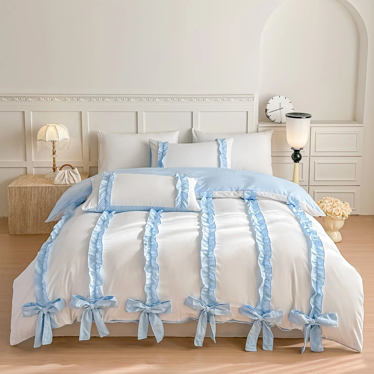 Elegant Bowknot Bedding Set