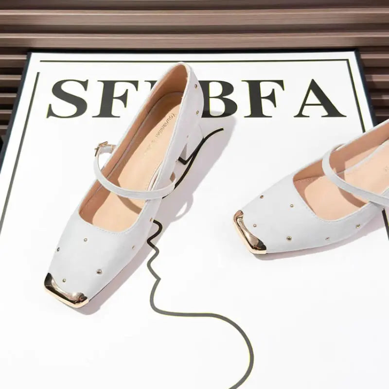 Women’s Genuine Leather Square Toe Loafers