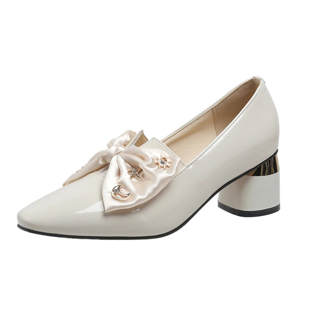 Women’s Pointed Toe Pumps with Bow