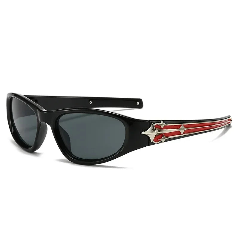 Cat Eye Sunglasses Rivet Star Sunglasses