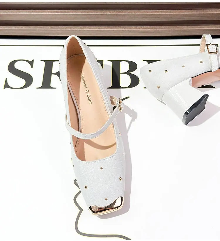 Women’s Genuine Leather Square Toe Loafers