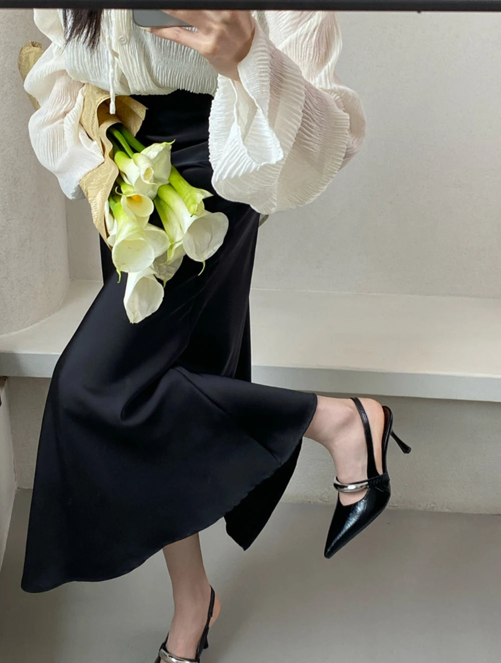 Women’s Pointed Toe Slingback High Heel Pumps