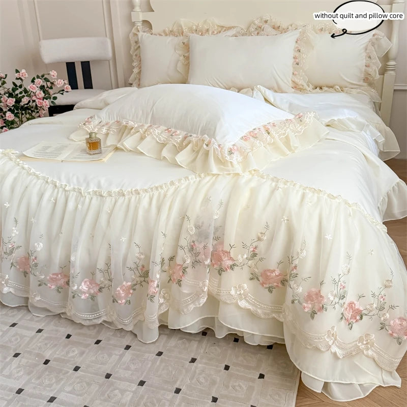 Luxurious Embroidery Bedding Set