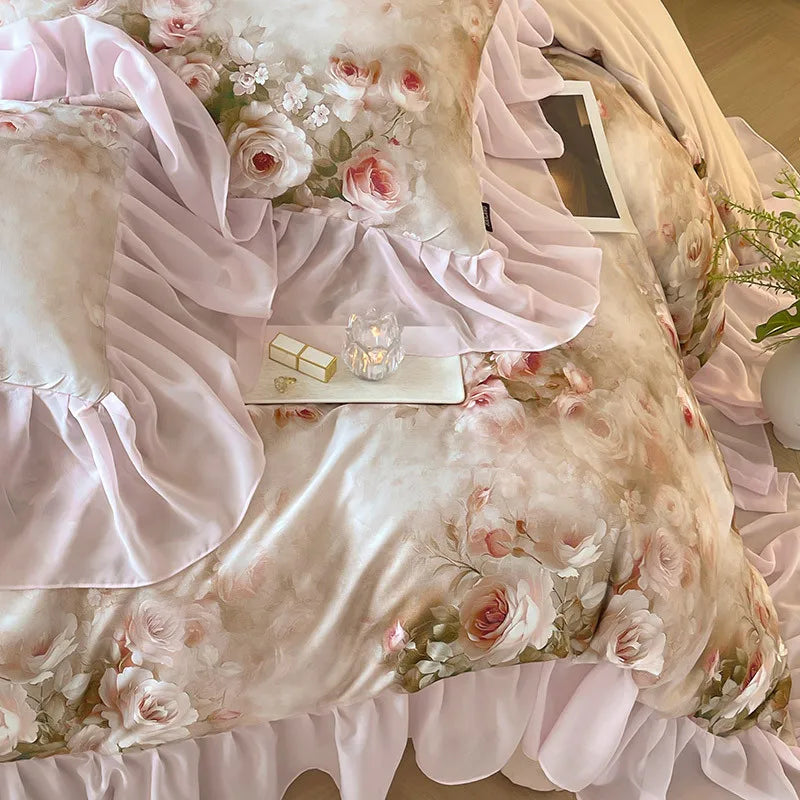 100% Cotton Brushed Hypoallergenic Elegant Bedding Set