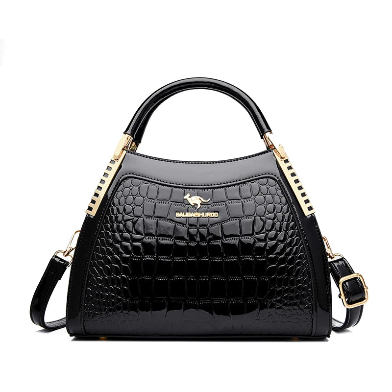 High Quality Three Layers Women's Shoulder Bag