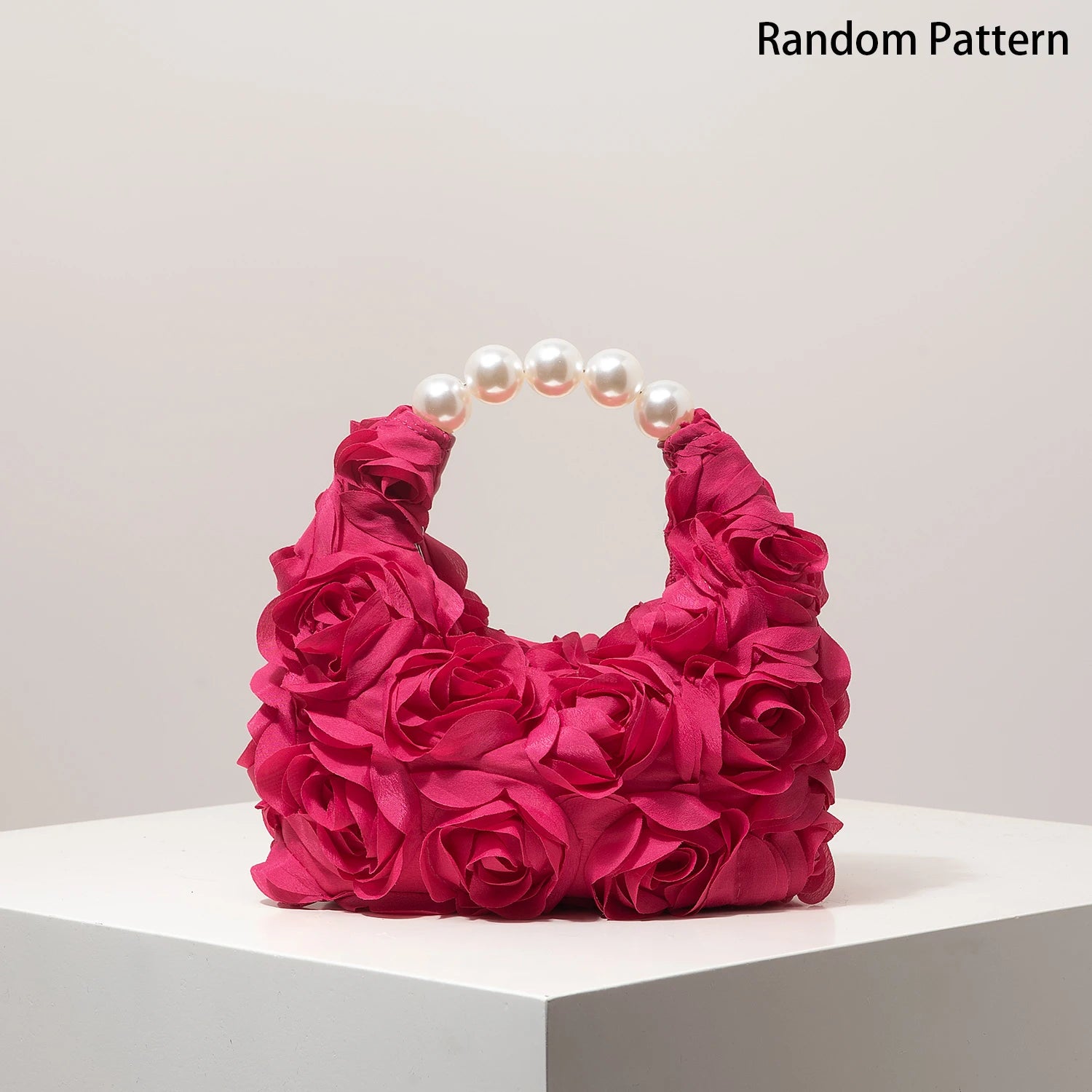 Floral Roses Clutch Evening Bag – Elegant Women’s Party Handbag