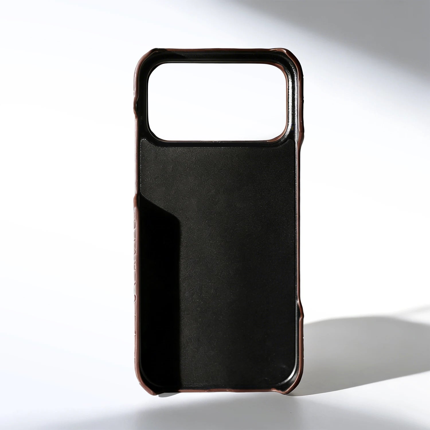 Genuine Leather Case with Wrist Strap & Kickstand for iPhone