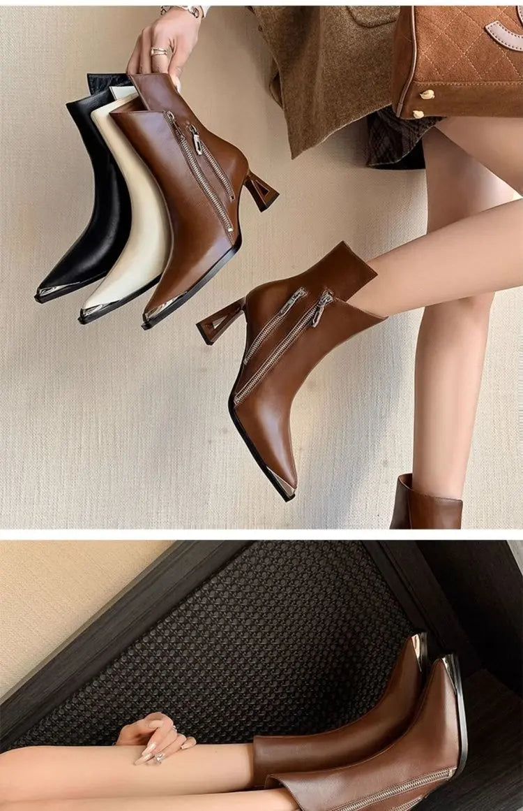 Women’s Handmade Genuine Leather Ankle Boots