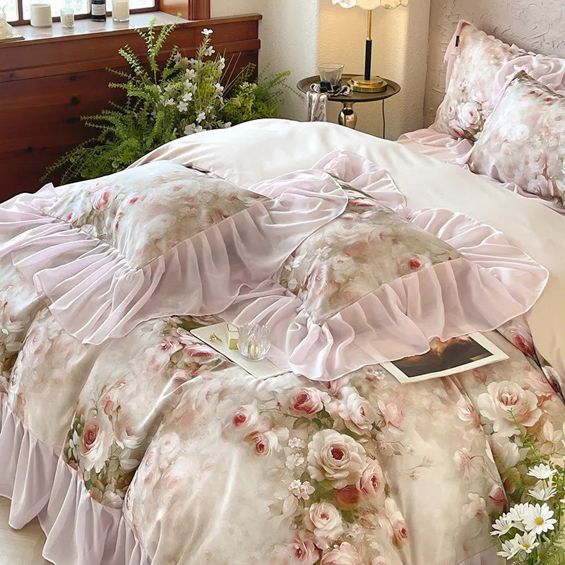 100% Cotton Brushed Hypoallergenic Elegant Bedding Set