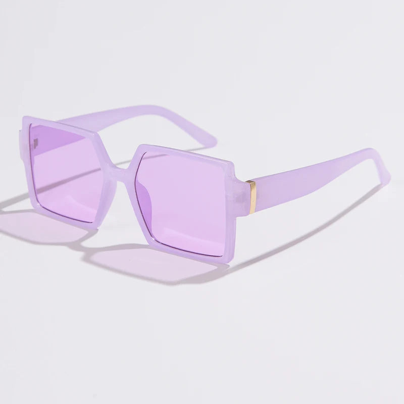 Square Large Frame Elegant Sunglasses