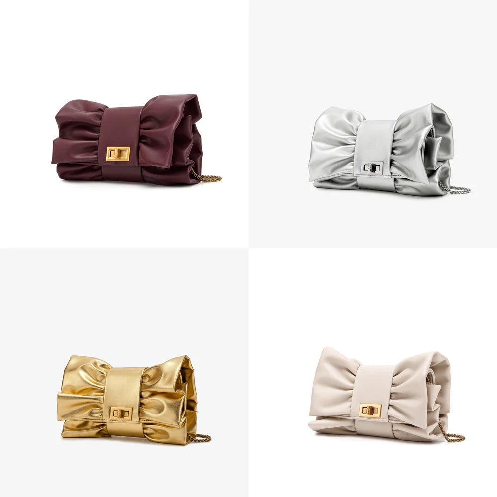 Golden Party Evening Chain Shoulder Bag