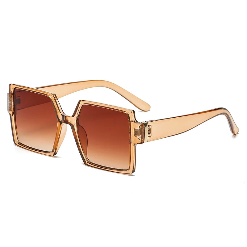 Square Large Frame Elegant Sunglasses