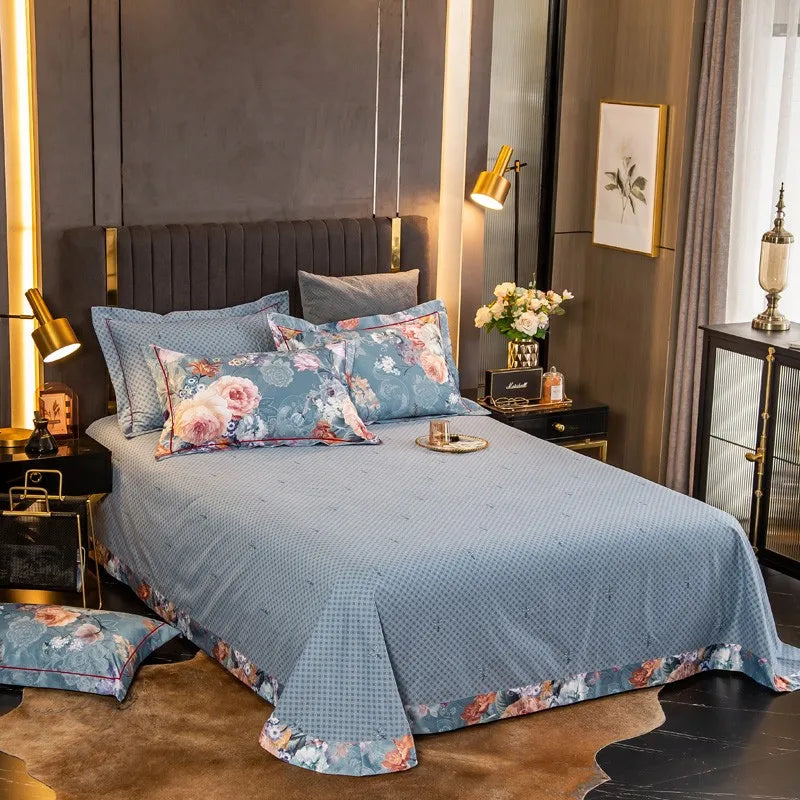 Elegant Vibrant Floral Bedding Set 100% Cotton