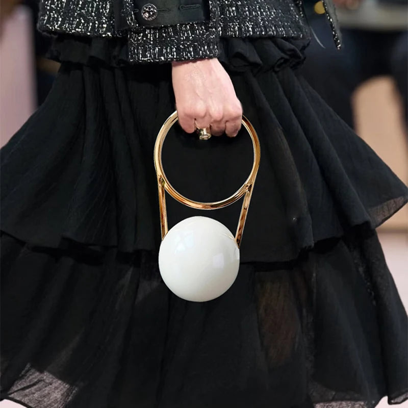 High-End Evening Clutch With Ball
